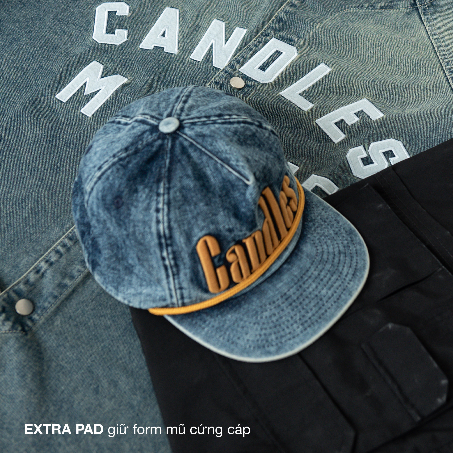 Mô tả Mũ Bóng Chày Candles Roped Unisex - 4