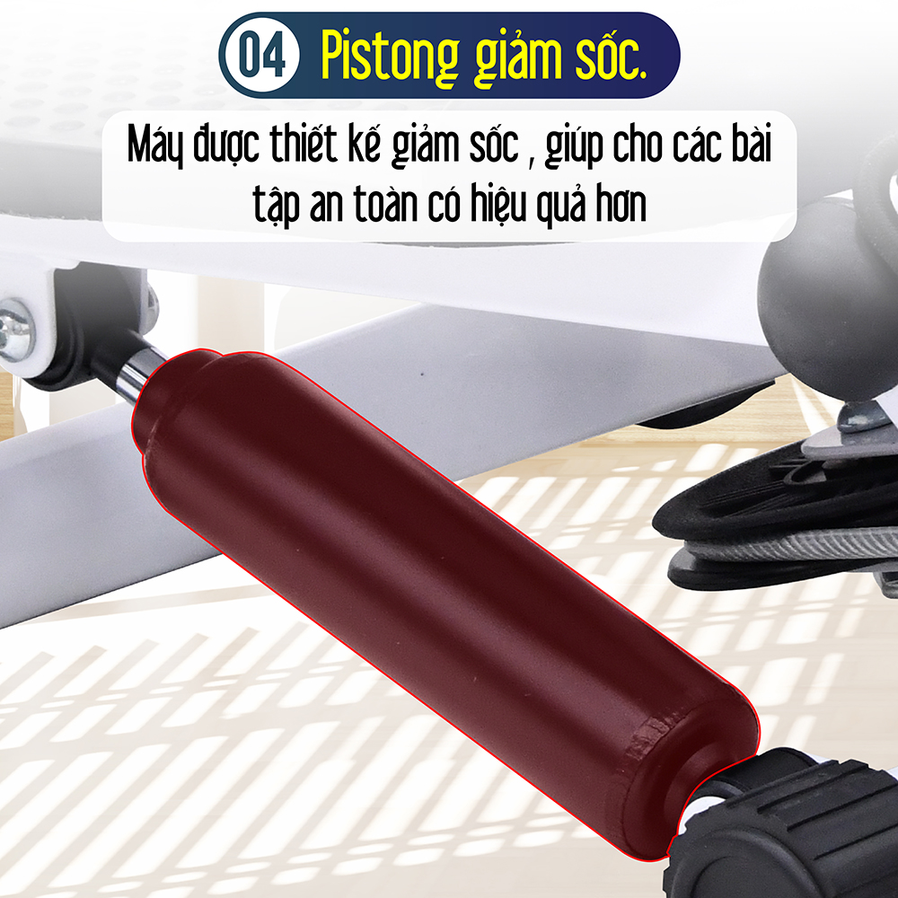 Mô tả BG-(Đọc Kỹ Mô Tả)Máy đạp bước nam nữ dùng tại nhà STEPPER MSP 100- TRẮNG máy đạp bước tại chỗ - 9