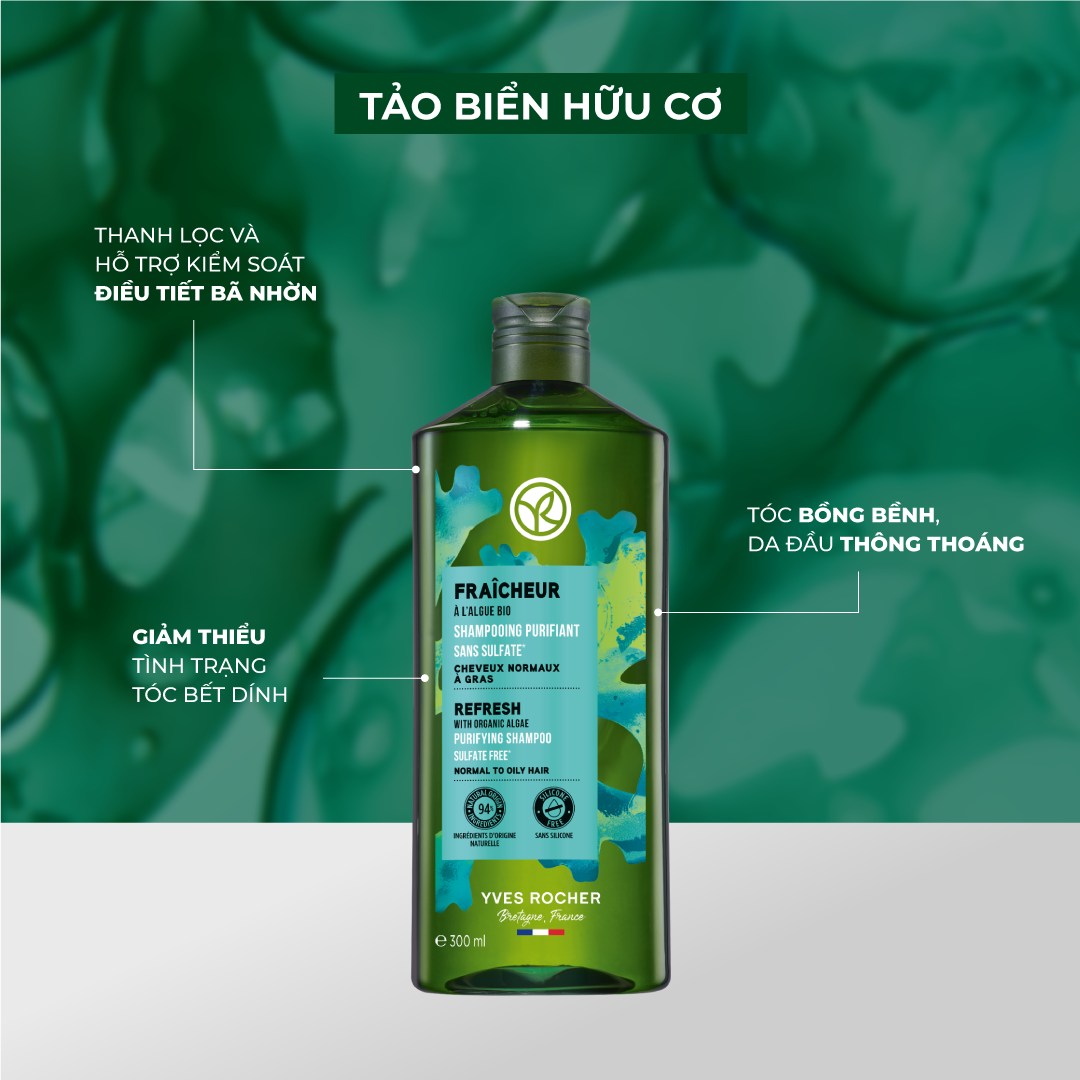 Dầu Gội Phục Hồi Tóc Hư Tổn Yves Rocher Jojoba