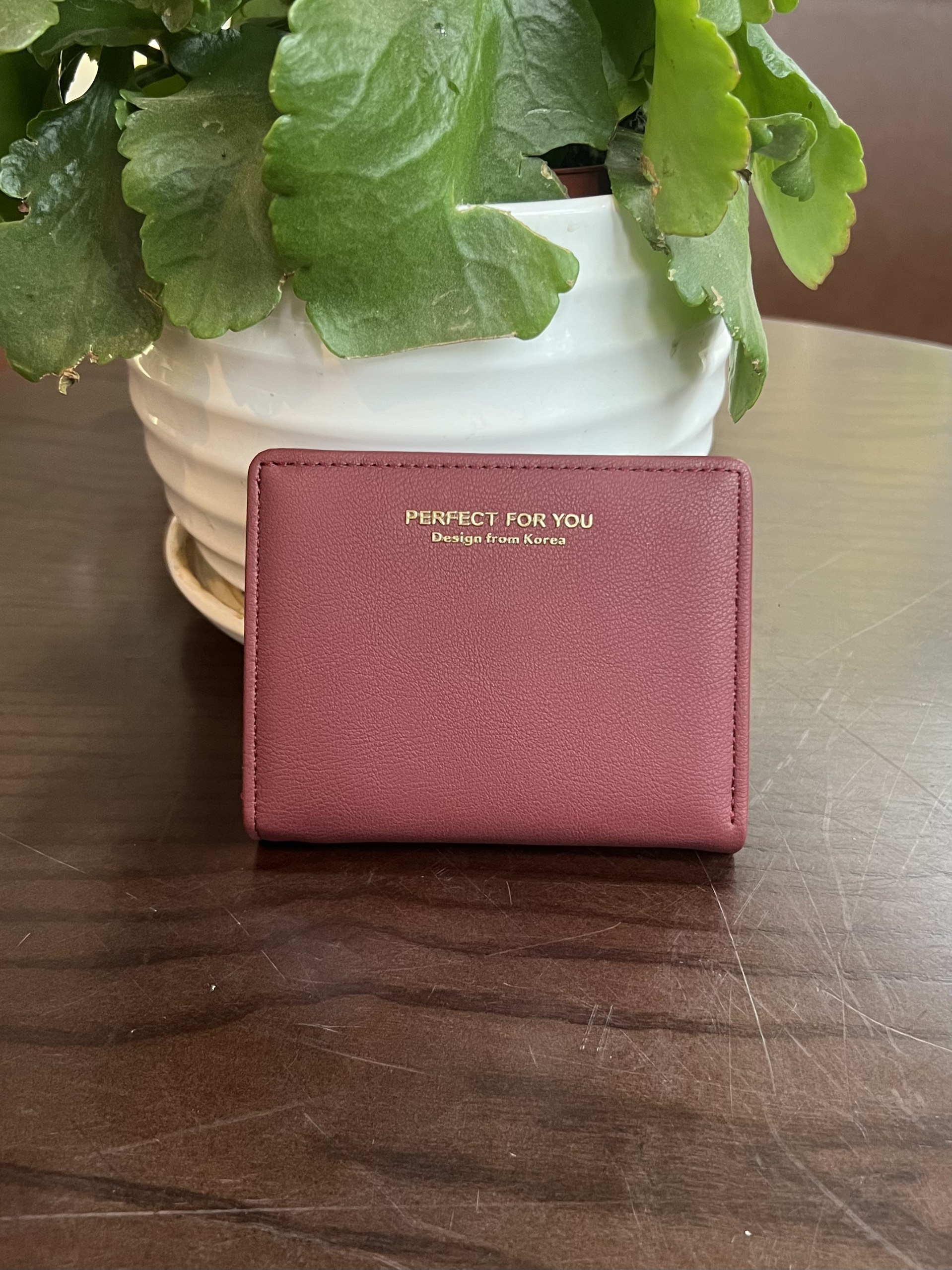 Mô tả Ví Nữ Mini Cầm Tay PERFECT FOR YOU Đựng Tiền Nhỏ Gọn Dáng Vuông Da Cao Cấp Cực Đẹp PFY01 - Tukado - 12