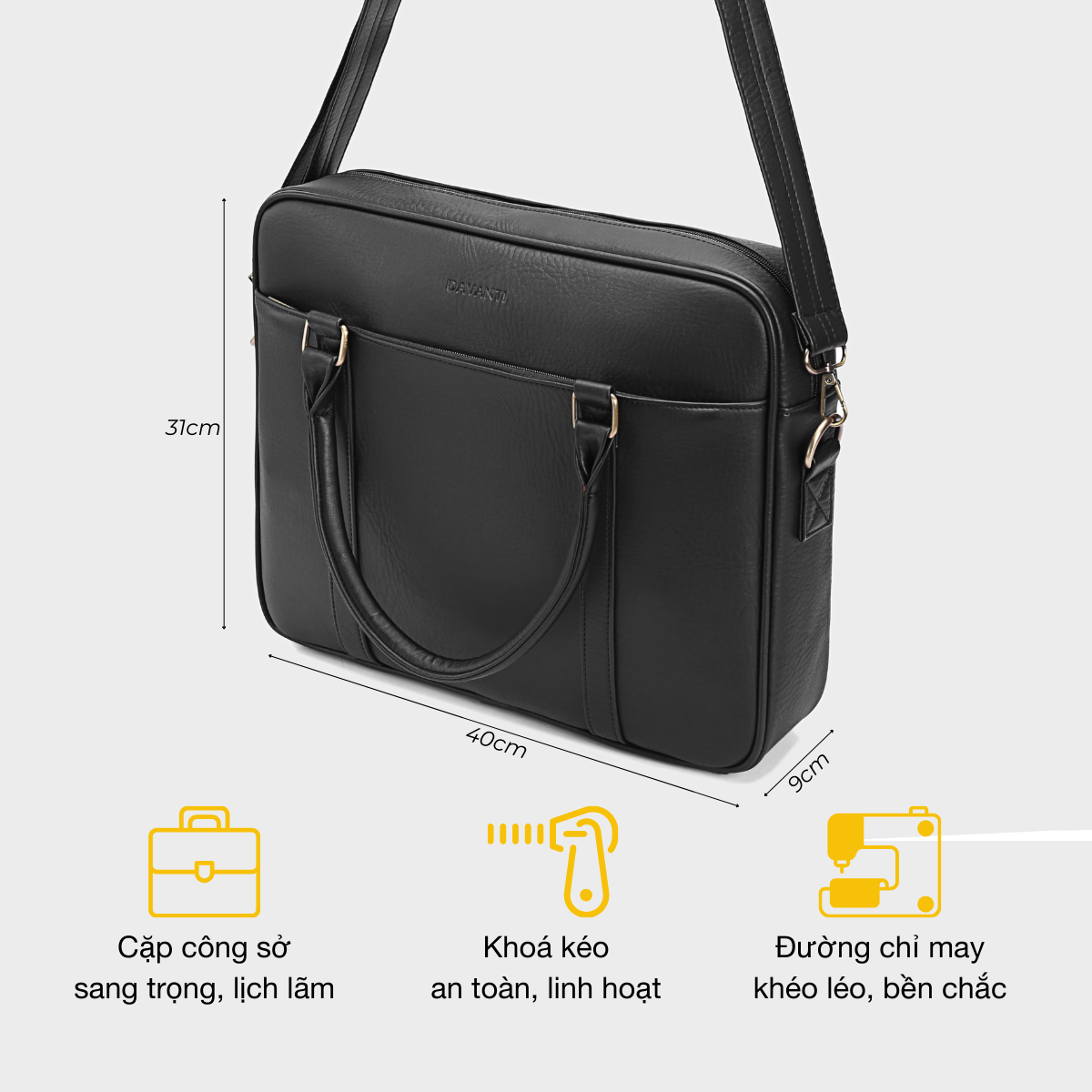 Mô tả Cặp Da Công Sở Sang Trọng Thời Trang DN279 - 1