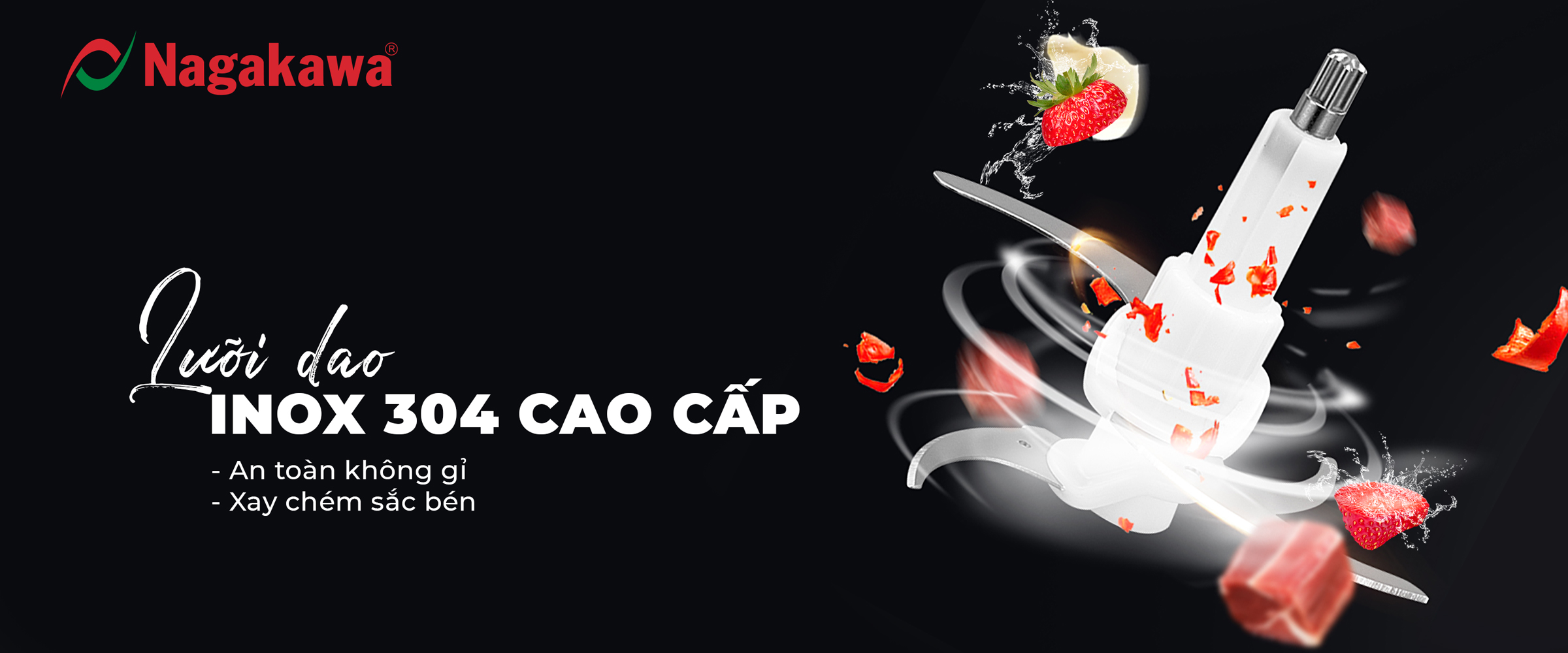 Mô tả Máy xay thịt đa năng Nagakawa NAG0823 (1,5L – 250w) – Bảo hành 12 tháng - 4