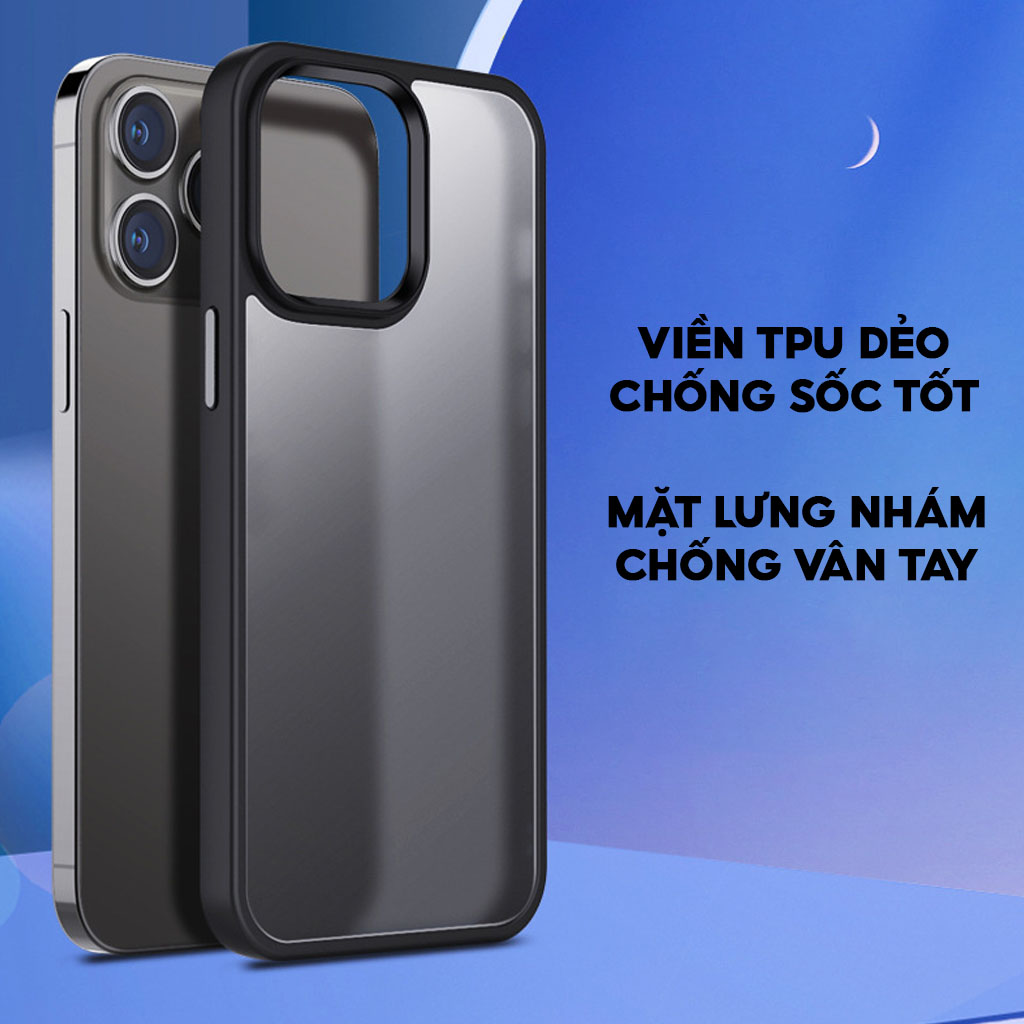 Mô tả Ốp Lưng Nhám Chống Vân Chính Hãng LIKGUS Dùng Cho IP 11-12-13-14-15-Promax-Plus-Pro - Viền Dẻo TPU Chống Sốc Độ Cao 2M - 2