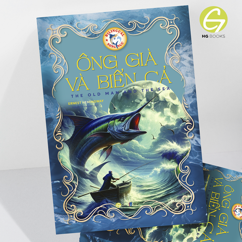 Mô tả Sách song ngữ Ông Già Và Biển Cả kinh điển kèm theo note từ vựng và file nghe - HG Books - 1