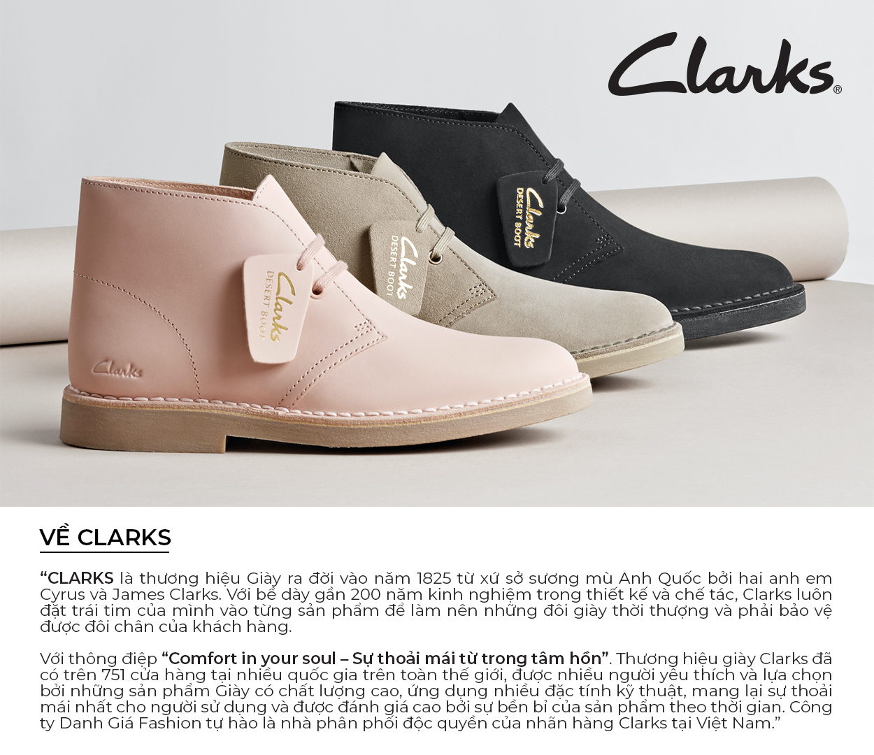Mô tả Giày Mule Da Lộn Nam Clarks - Litton Mule - 1