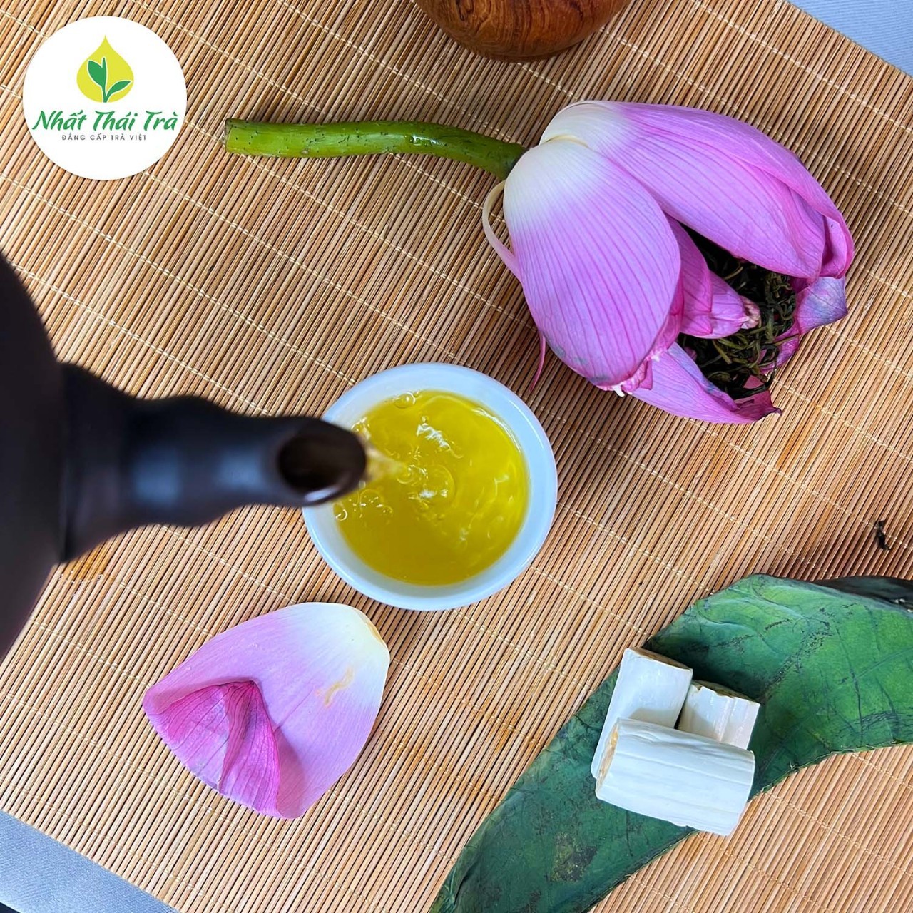 Mô tả Trà Bông Sen Tây Hồ - Trà Sen ướp xổi sấy thăng hoa, Hương vị thanh mát, thơm ngon tự nhiên - 2