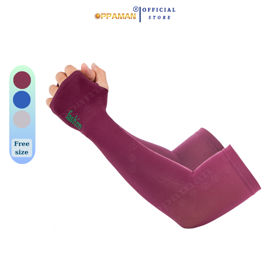 Mô tả Bao tay tất tay chống nắng xỏ ngón ống tay bảo vệ tay găng tay xỏ ngón mềm chống UV OGT1 OPPAMAN - 2