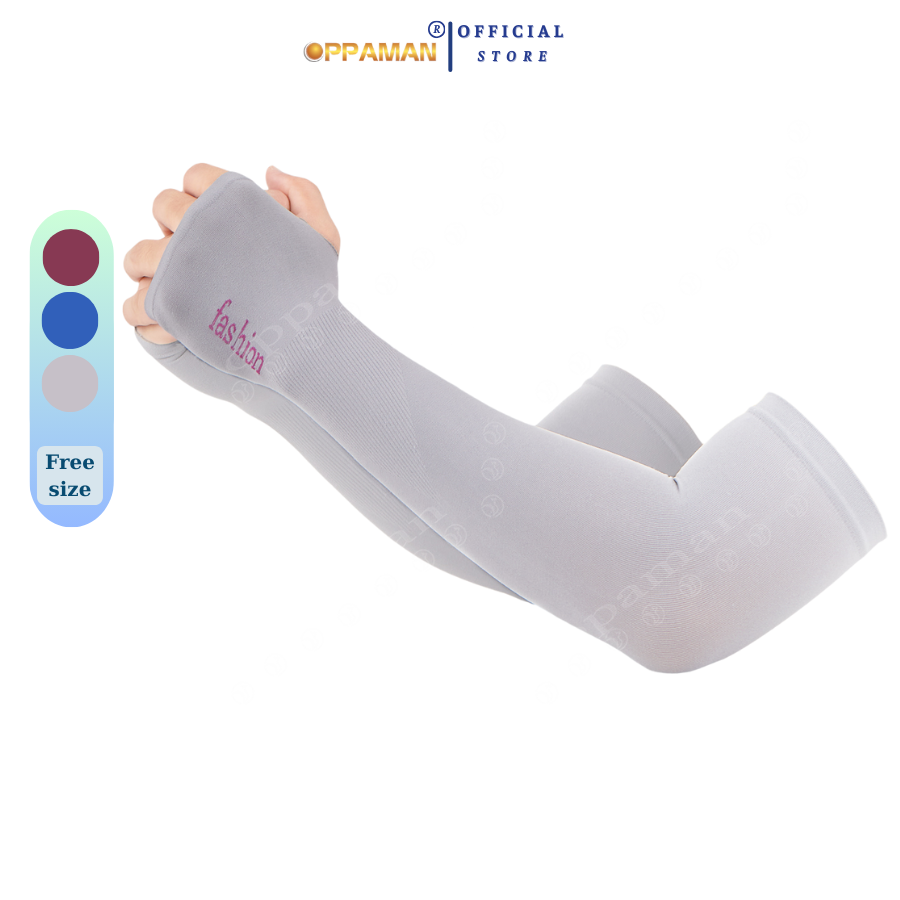 Mô tả Bao tay tất tay chống nắng xỏ ngón ống tay bảo vệ tay găng tay xỏ ngón mềm chống UV OGT1 OPPAMAN - 3