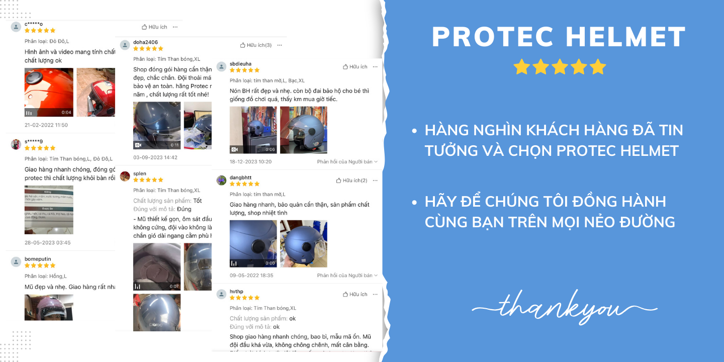 Mô tả Mũ bảo hiểm 3/4 có kính Protec MO-001, kiểu dáng mới, gọn nhẹ, ôm sát đầu, thời trang - 3