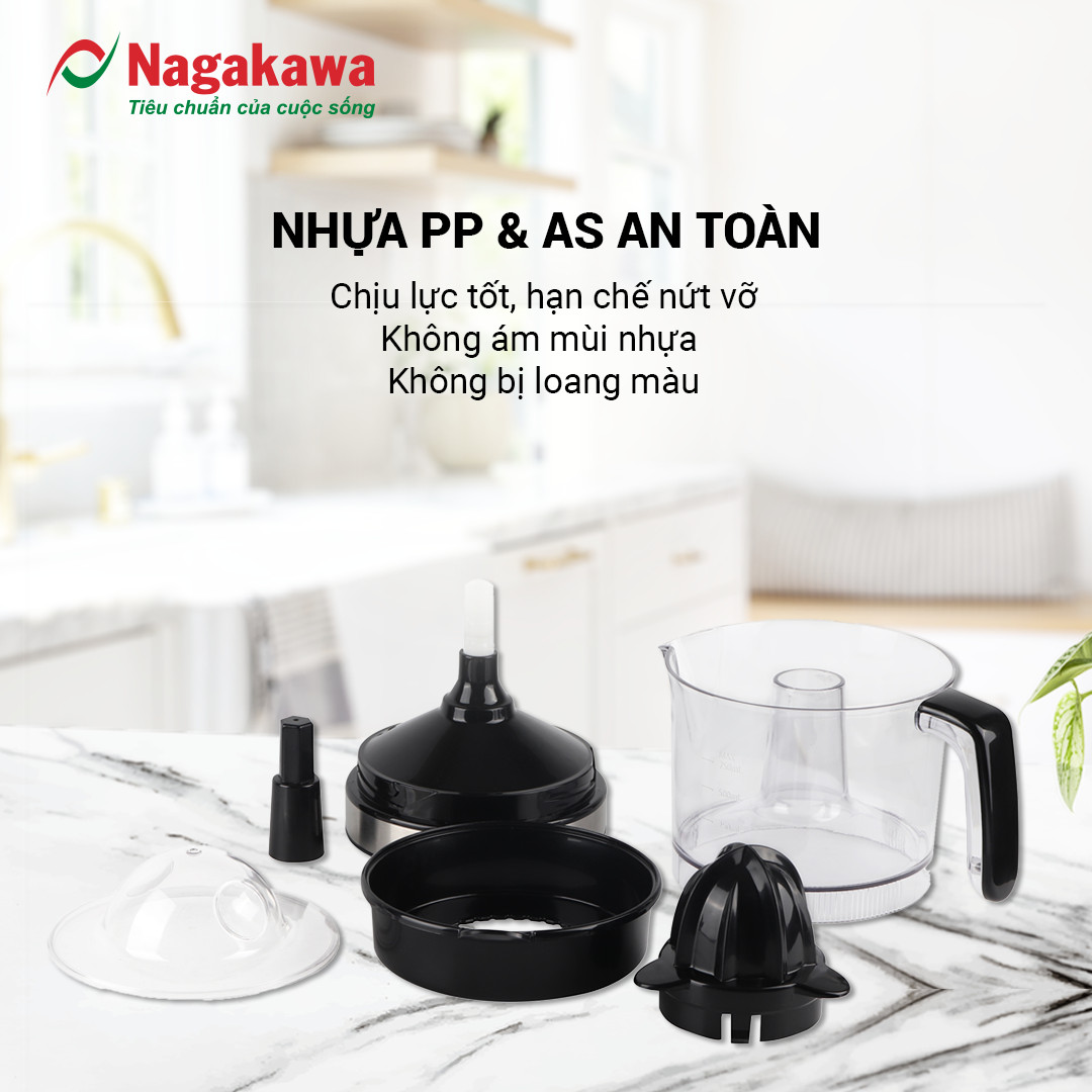 Mô tả Máy Vắt Cam NAGAKAWA NAG0814 Công Suất 25W 750ml Nhỏ Gọn Tiện Lợi Vắt Kiệt Nước Cam Bảo Hành 12 Tháng - 3