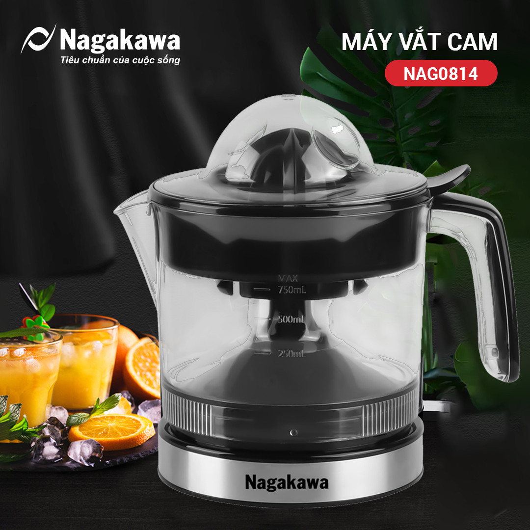 Mô tả Máy Vắt Cam NAGAKAWA NAG0814 Công Suất 25W 750ml Nhỏ Gọn Tiện Lợi Vắt Kiệt Nước Cam Bảo Hành 12 Tháng - 5