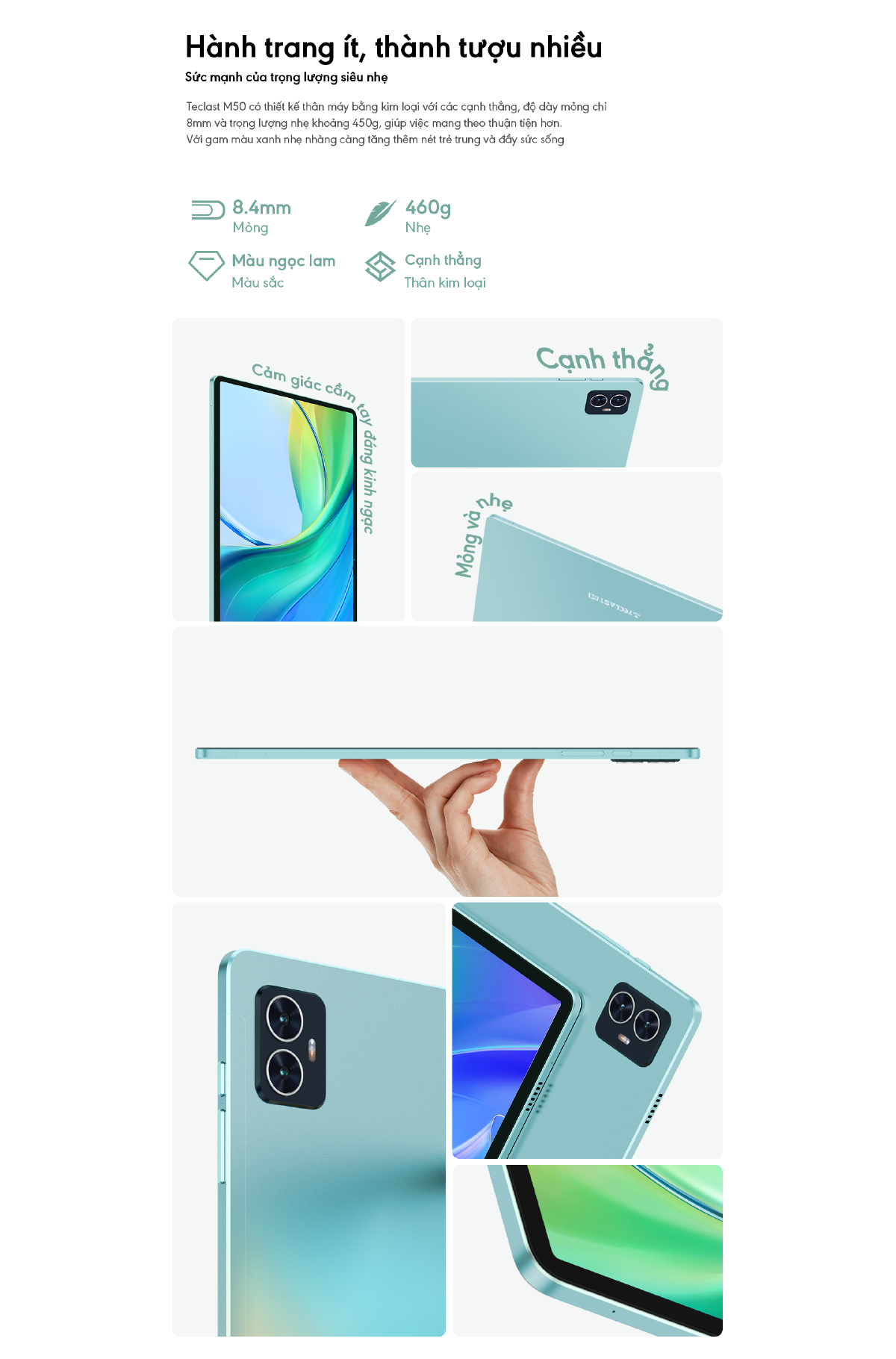 Teclast M50 kết nối 2 SIM