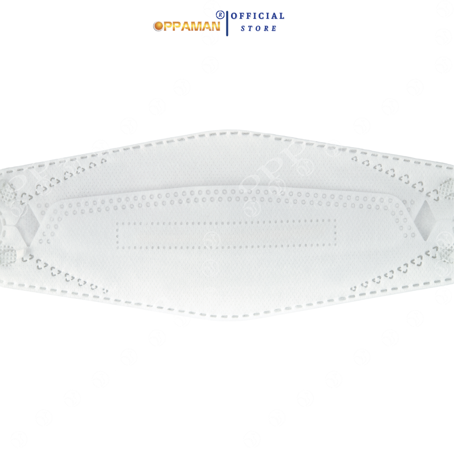 Mô tả Khẩu trang y tế 4 lớp sát khuẩn chống tia uv chống nắng bụi mịn màu trắng OKT11 OPPAMAN - 3