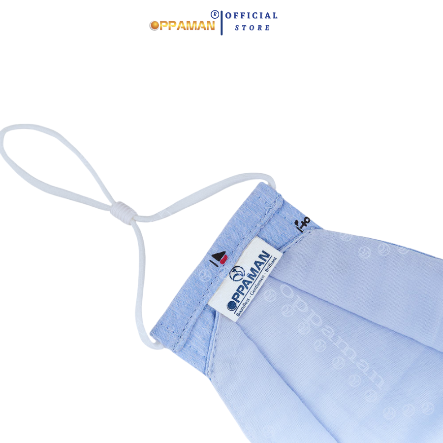 Mô tả Khẩu trang vải nam cao cấp cotton hàn quốc cao cấp chống tia uv đẹp nam mỏ neo xịn OKT2 OPPAMAN - 4
