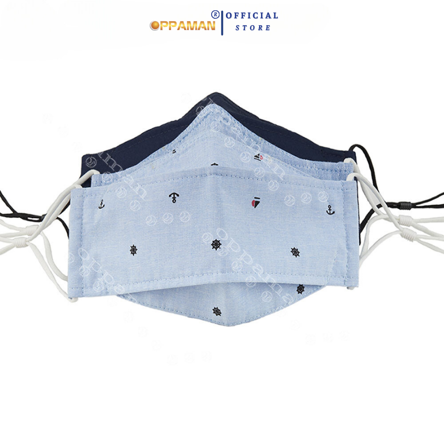 Mô tả Khẩu trang vải chống tia uv khẩu trang nhật khẩu trang nam cao cấp cotton xịn mịn OKT4 OPPAMAN - 4