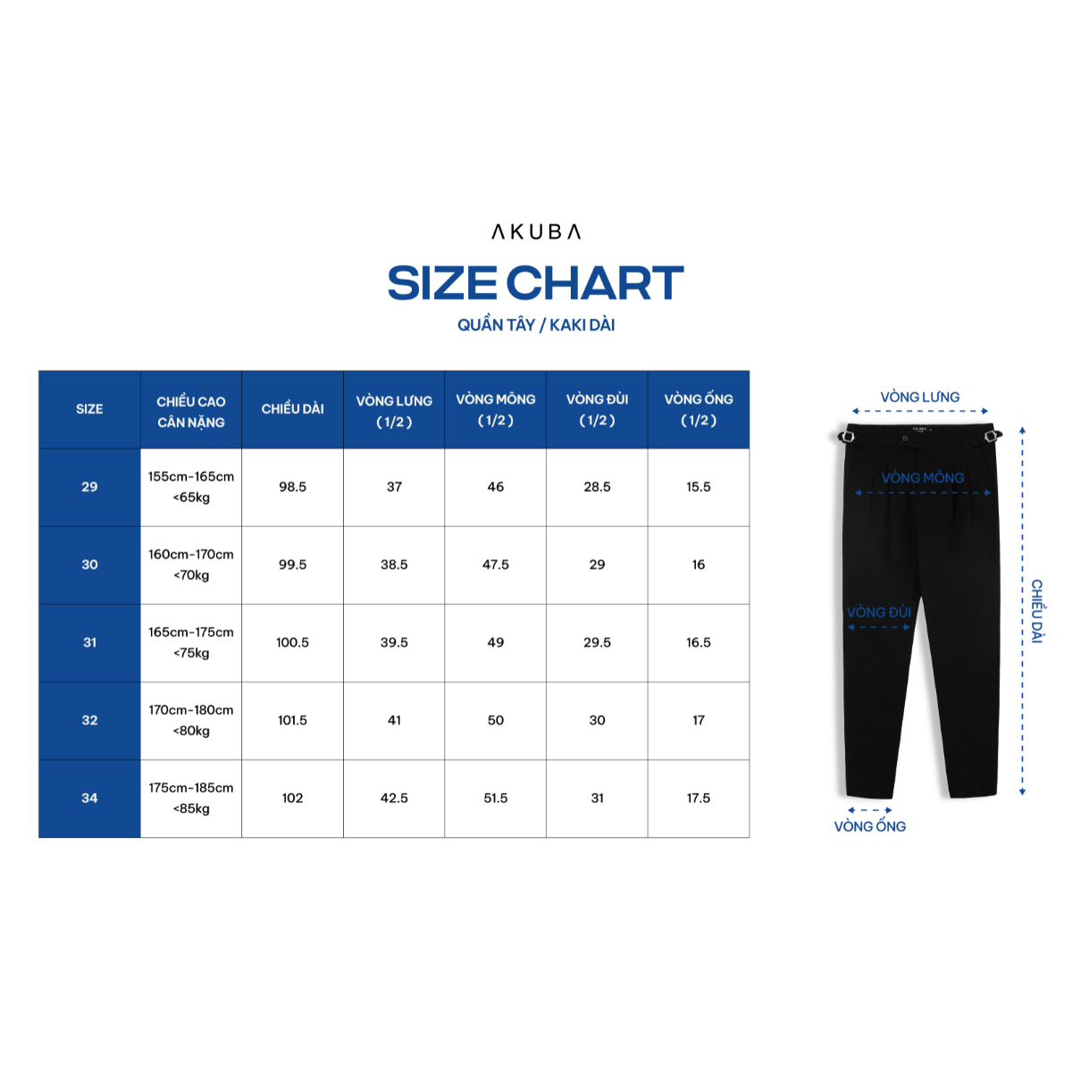 Mô tả Quần Jogger Kaki AKUBA form Slimfit vải kaki cao cấp dày dặn bền màu thiết kế trẻ trung | 01H927 - 6