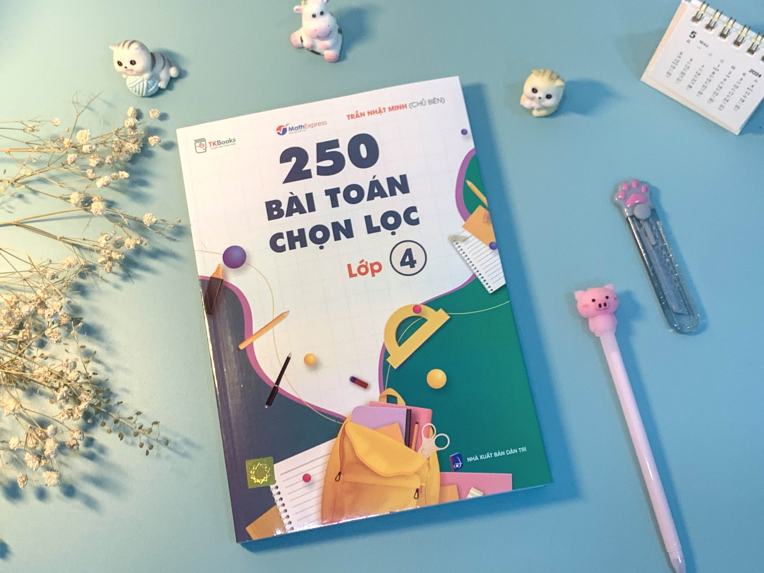 Mô tả Sách 250 Bài Toán Chọn Lọc Lớp 4 - Toán Nâng Cao, Ôn Thi Học Sinh Tiểu Học Của Thầy Trần Nhật Minh - 1