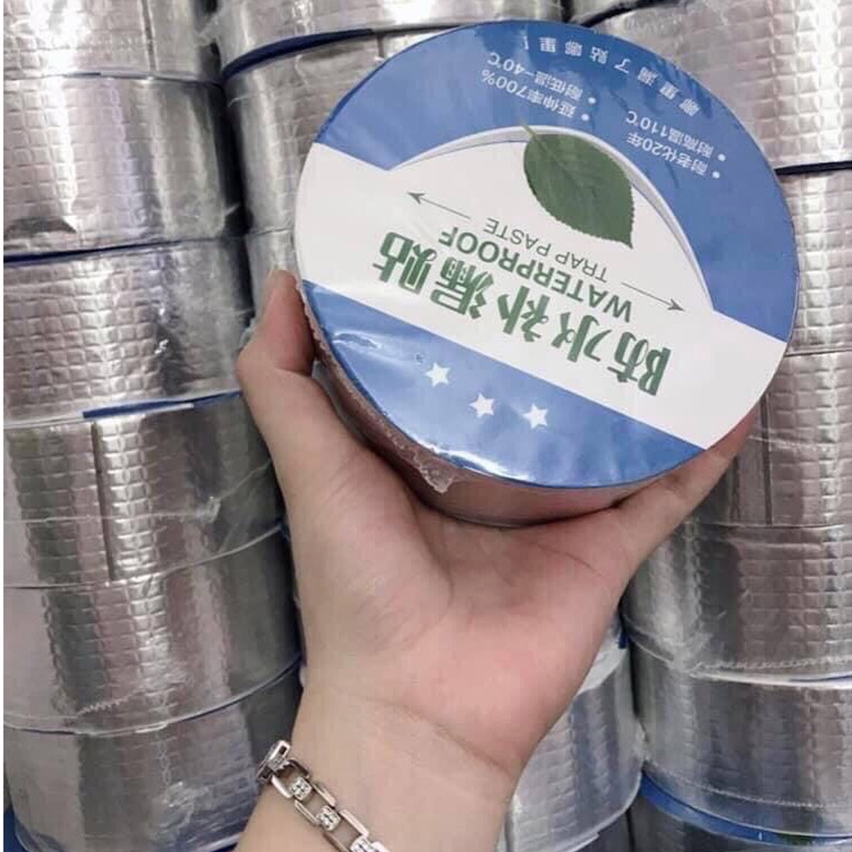 Mô tả Băng Keo Siêu Dính Đa Năng, Băng Dính Chống Thấm, Chống Dột Dán Được Trên Mọi Bề Mặt Chọn Size Hãng Amalife - 9