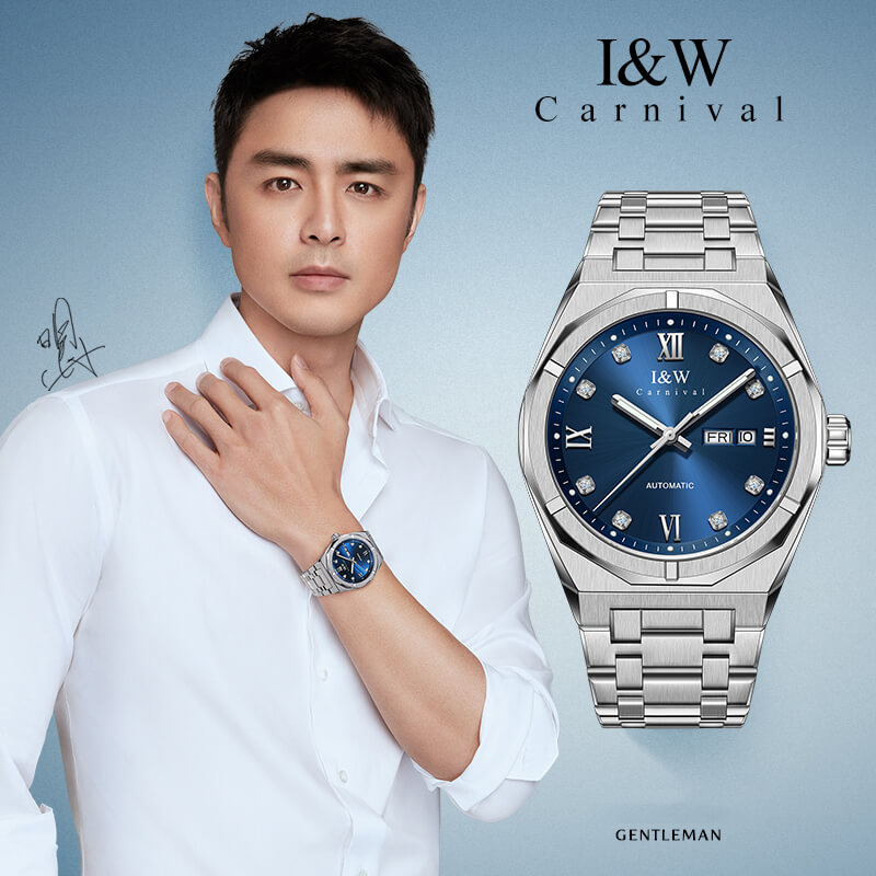 Mô tả Đồng Hồ Nam I&W Carnival 751G1 Chính Hãng Full Box Chống Nước Kính Chống Xước Bh 5 Năm Máy Cơ - 6
