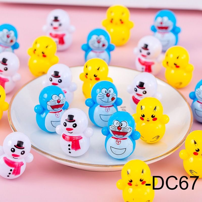 Combo 50 con đồ chơi lật đật mini Rana Kids nhiều phân loại siêu dễ ...
