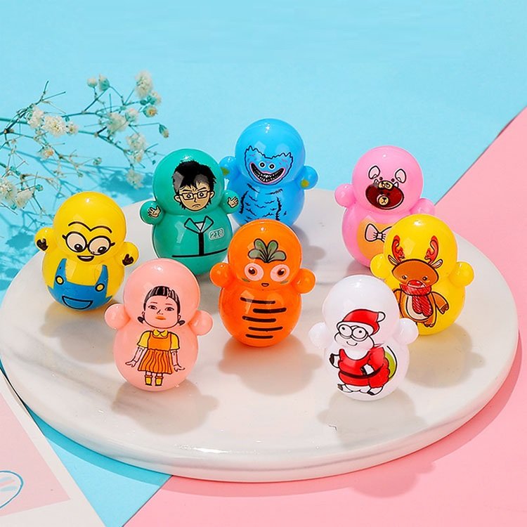 Combo 50 con đồ chơi lật đật mini Rana Kids nhiều phân loại siêu dễ ...