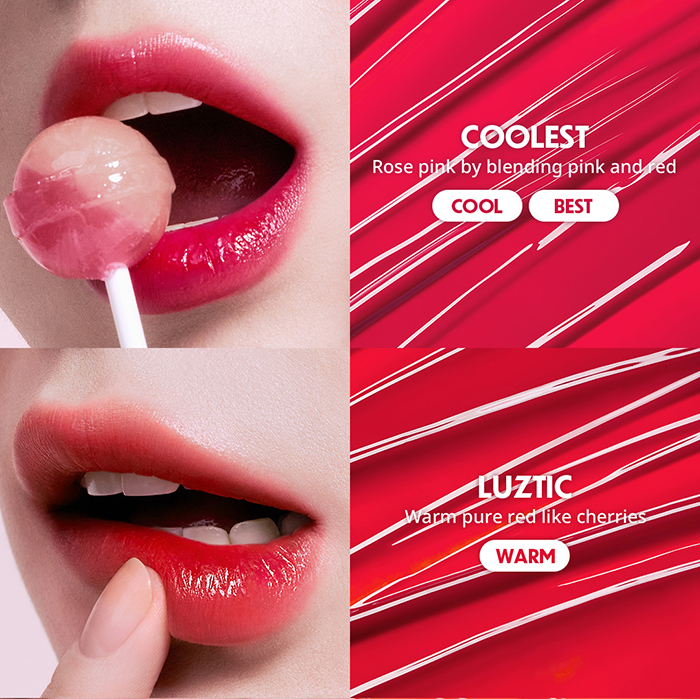 Son tint 3CE Lazy Pop Lip Stain 4.5g lên môi chuẩn sắc màu không trôi ...