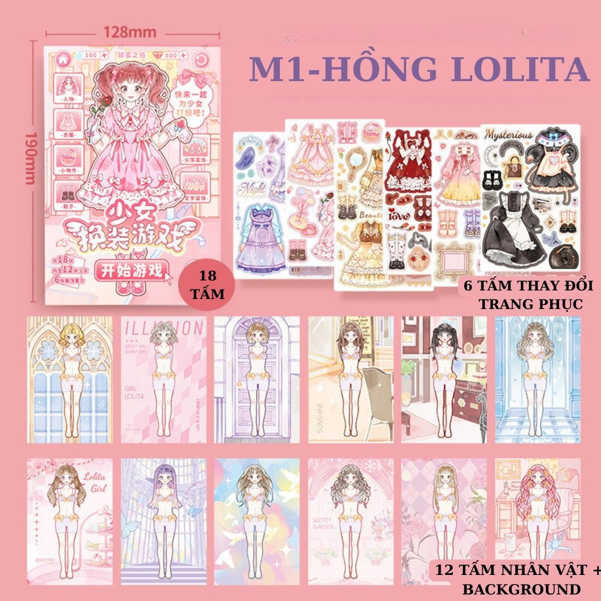 Sticker Công Chúa Thay Đồ Quyển Sổ Hình Dán Trang Trí Cute Timo ST108 ...
