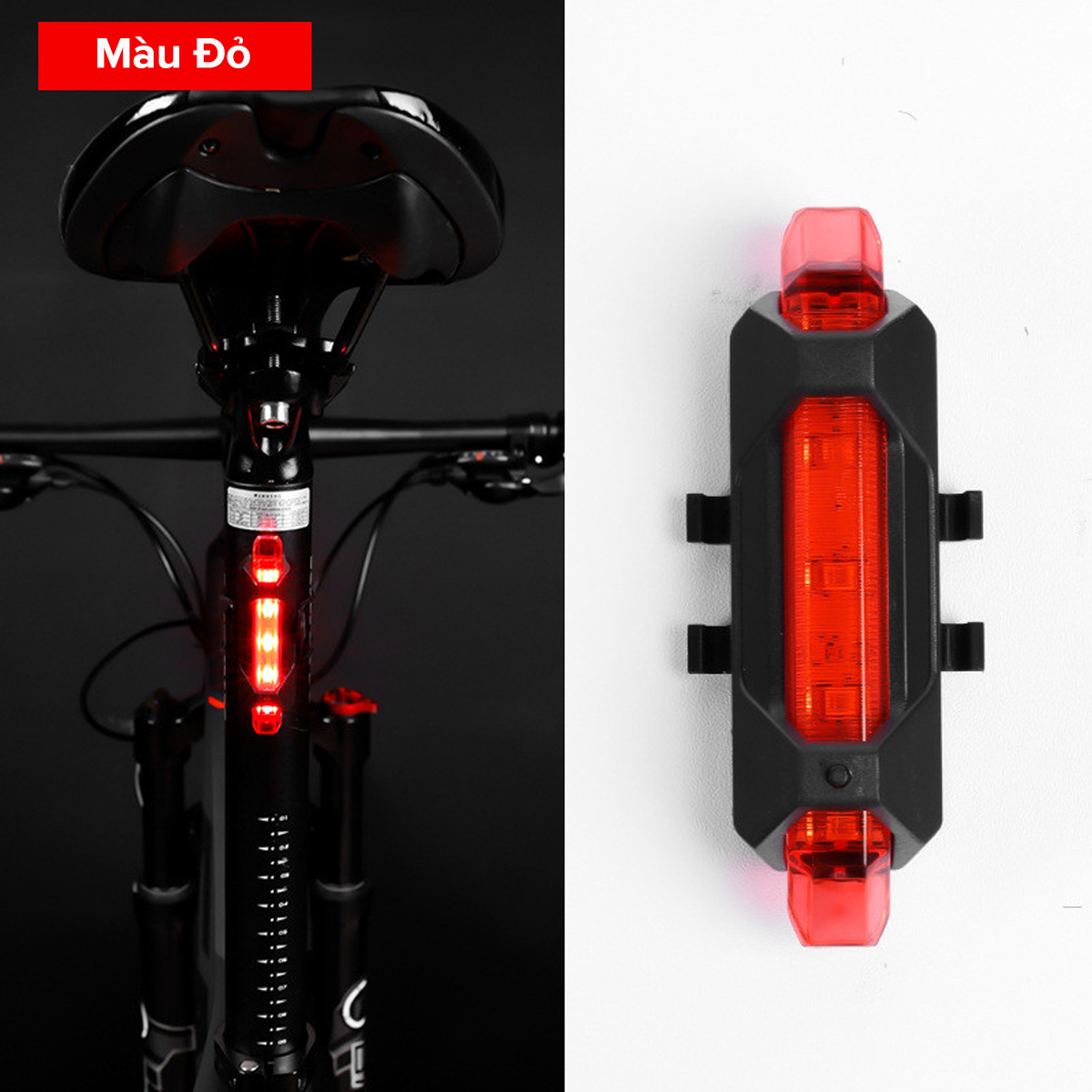 Mô tả Combo Đèn Xe Đạp Thể Thao Siêu Sáng Có Còi Pin Sạc Chống Nước + Đèn Chiếu Hậu Cảnh Báo H02 TẶNG 2 ĐÈN GẮN VAN XE Amalife - 7