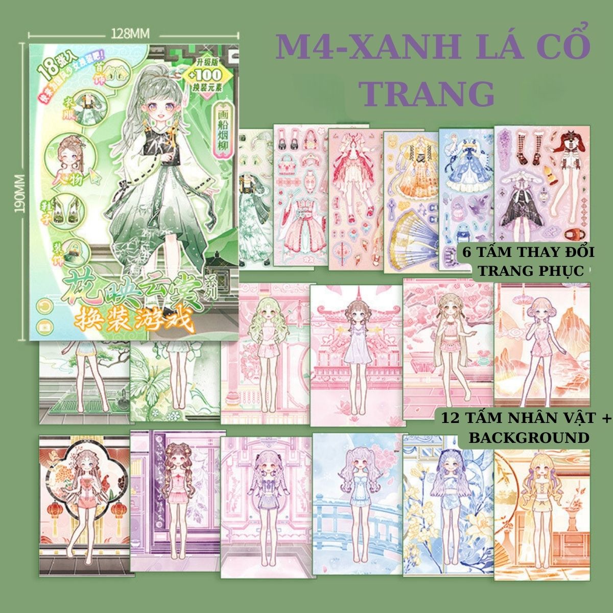 Sticker Công Chúa Thay Đồ Quyển Sổ Hình Dán Trang Trí Cute Timo ST108 ...