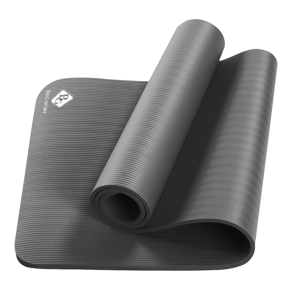 Mô tả BG - Thảm Tập Yoga Chống Trượt  cao su nguyên khối NBR 10MM Cao Cấp chống trơn trượt loại xịn - 1