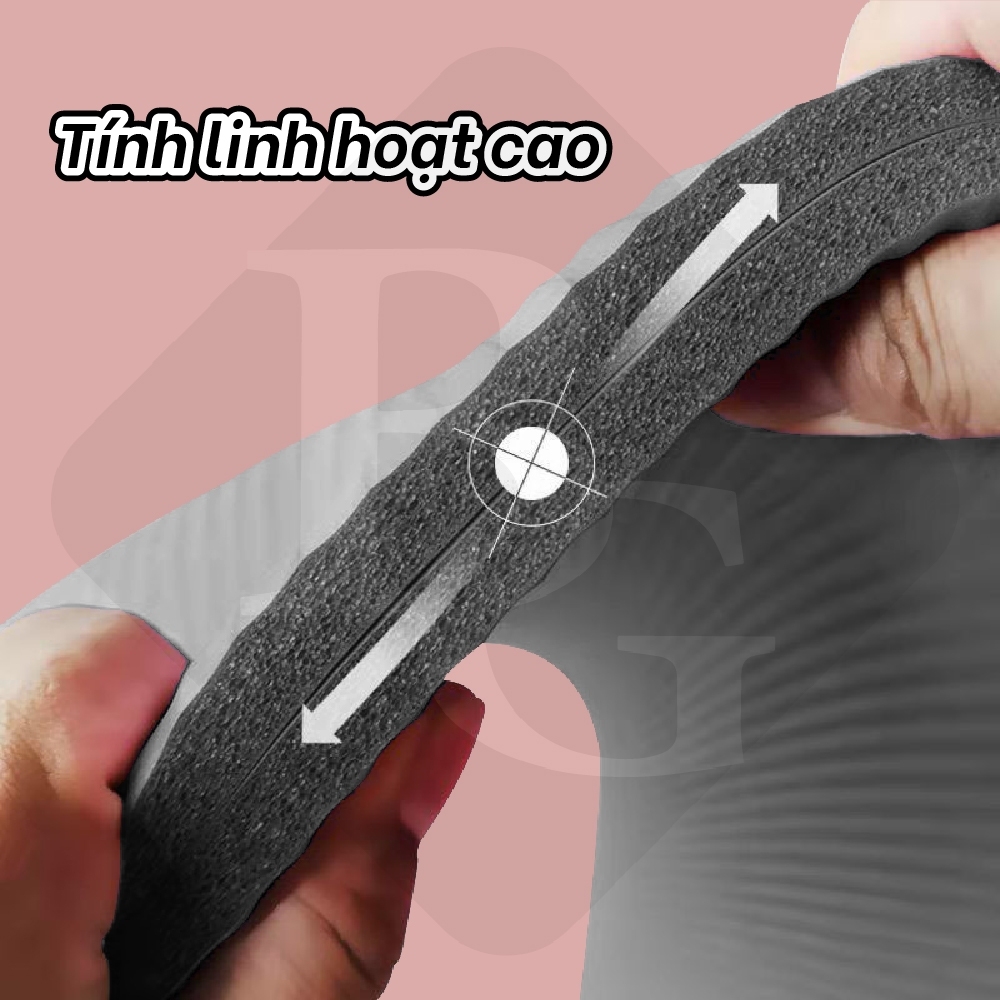 Mô tả BG - Thảm Tập Yoga Chống Trượt  cao su nguyên khối NBR 10MM Cao Cấp chống trơn trượt loại xịn - 5