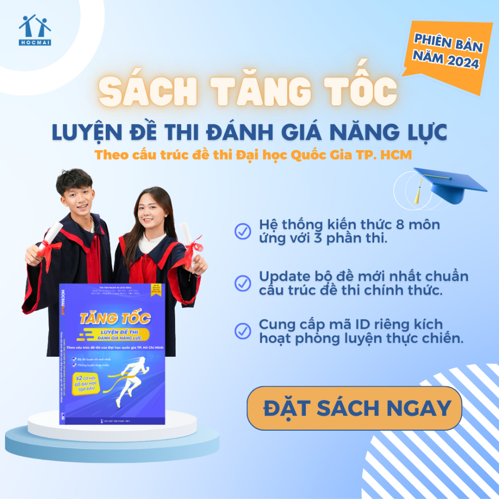 Mô tả Lớp 12 - Tổng hợp bộ sách ôn thi THPT, ĐGNL, ĐGTD - Bí kíp chinh phục Đại học top - Hocmai - 3