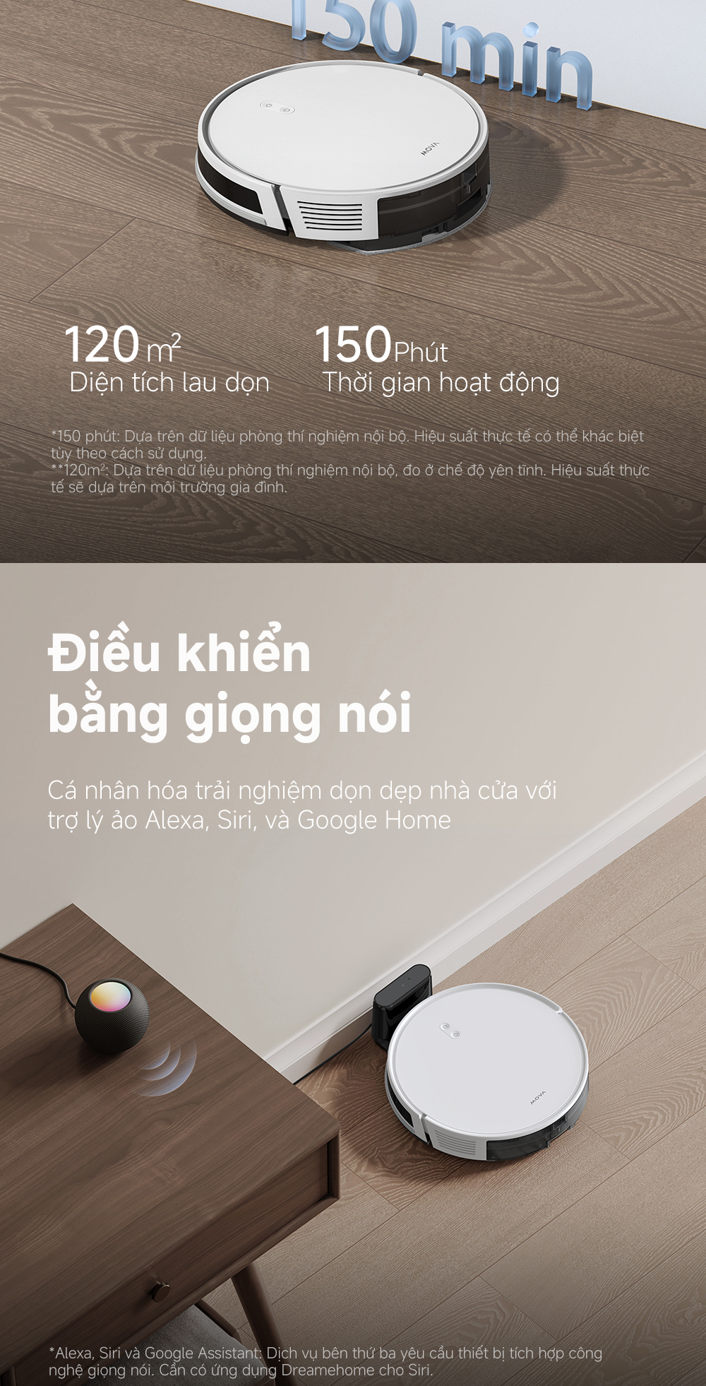 Mô tả Robot hút bụi lau nhà tự làm sạch đa năng Mova E10 | Lực hút 4500Pa - Hàng chính hãng - Bảo hành 12 tháng - 11