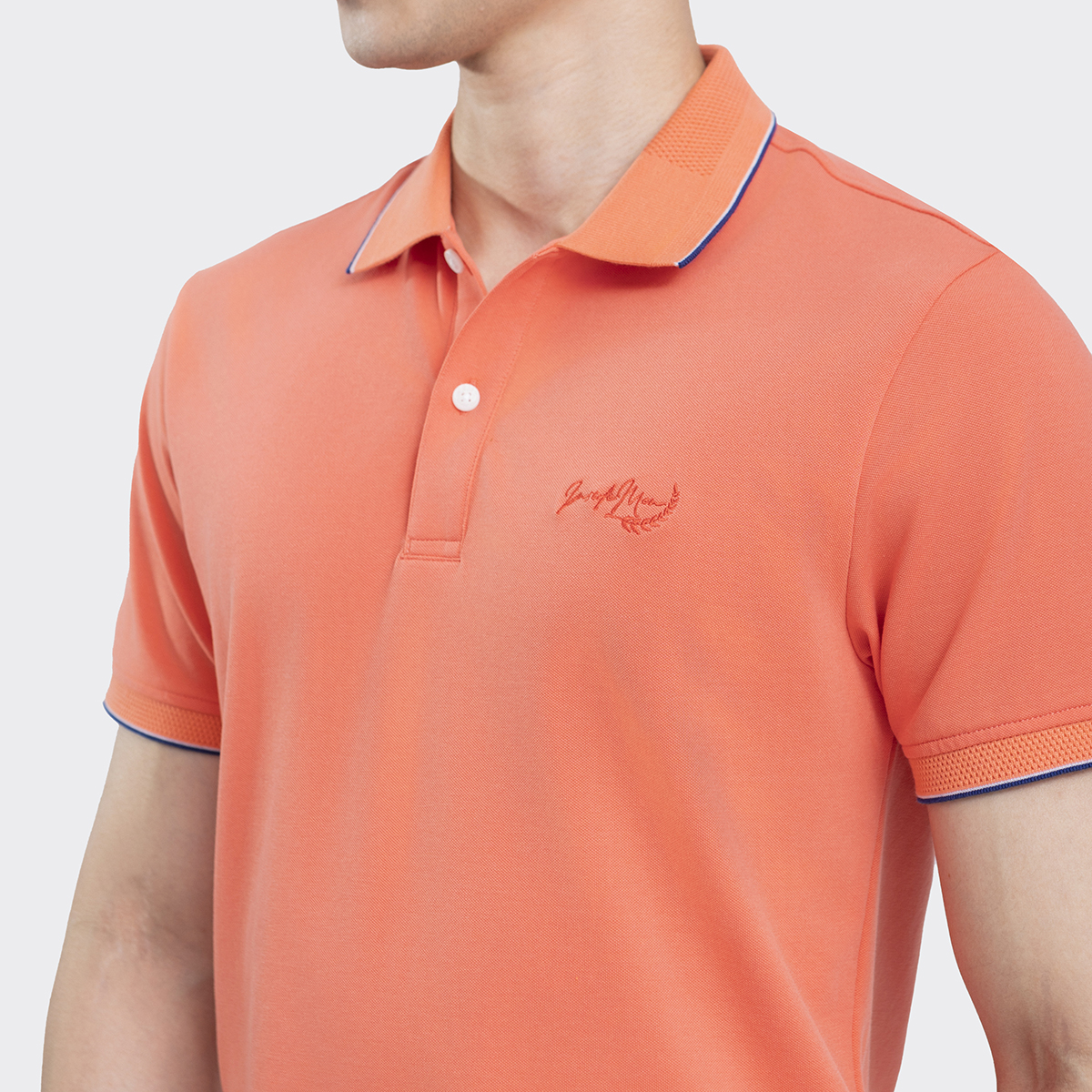 Mô tả Áo Polo Nam Tay Ngắn INSIDEMEN Regular Fit Freezing Polyamide Mát Lạnh Co Giãn Nhiều Màu IPS058AZ - 9