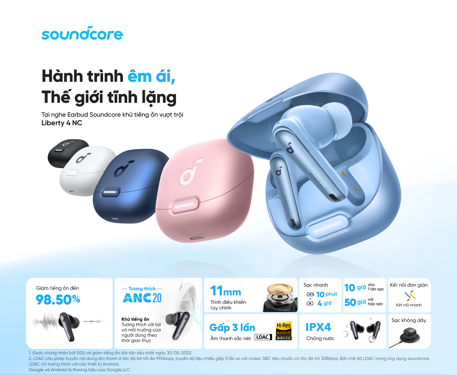 Tai nghe Soundcore Liberty 4 NC