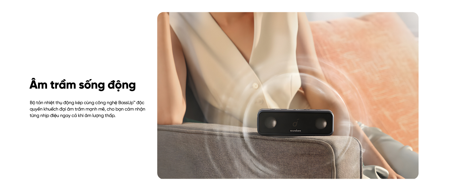 Mô tả Loa bluetooth soundcore 3 | Chống nước IPX7 | 24h phát nhạc liên tục - 2