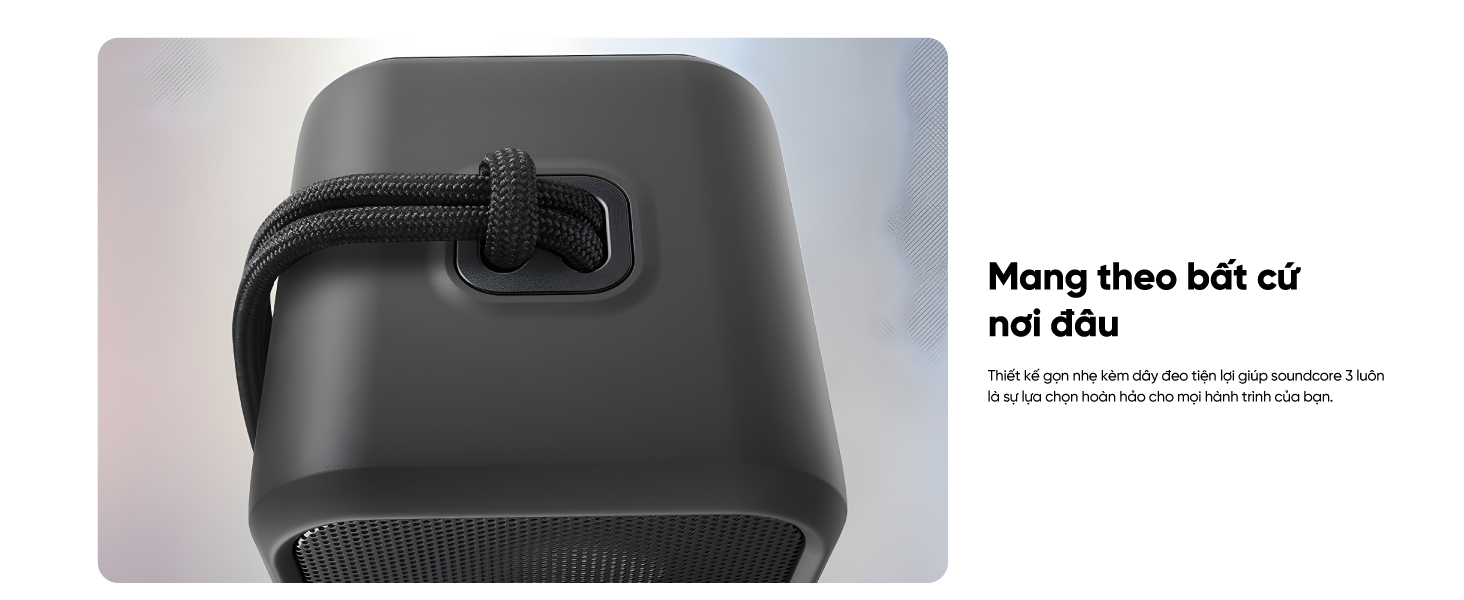 Mô tả Loa bluetooth soundcore 3 | Chống nước IPX7 | 24h phát nhạc liên tục - 7