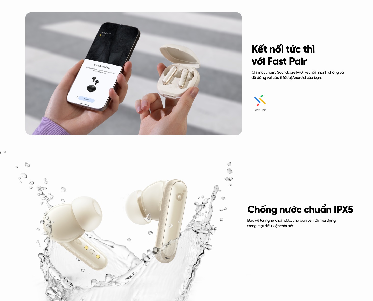 Mô tả Tai nghe không dây soundcore P40i | Chống ồn chủ động ANC | Pin siêu khủng | Đàm thoại vượt trội - 8