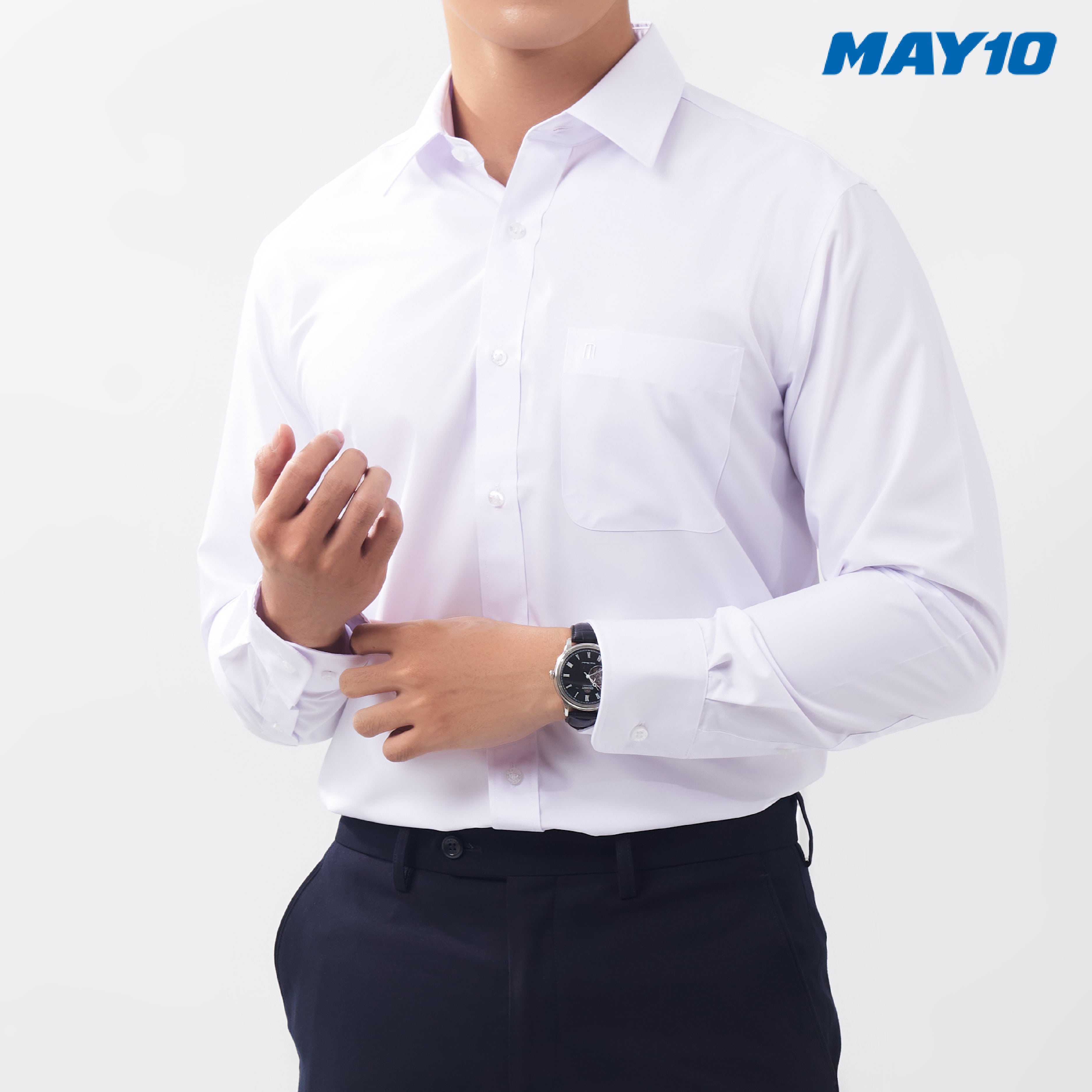 Mô tả Áo sơ mi nam dài tay May 10 ( Back to school) - 3