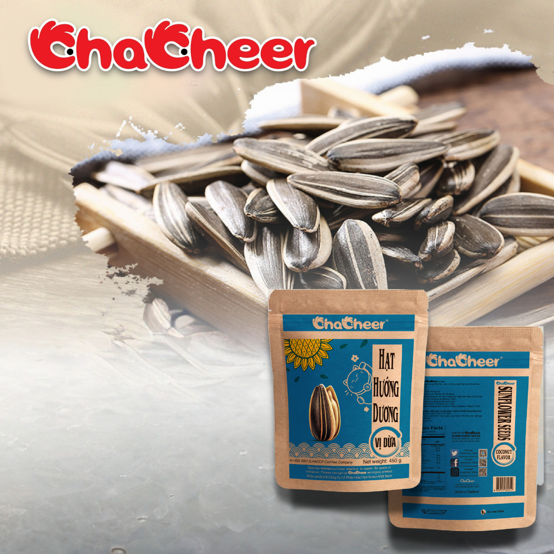 Mô tả Hạt Hướng Dương CHACHEER Vị Dừa 450g - 1