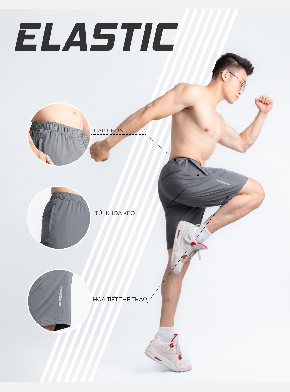 Quần Đùi Nam Guzado GSR02