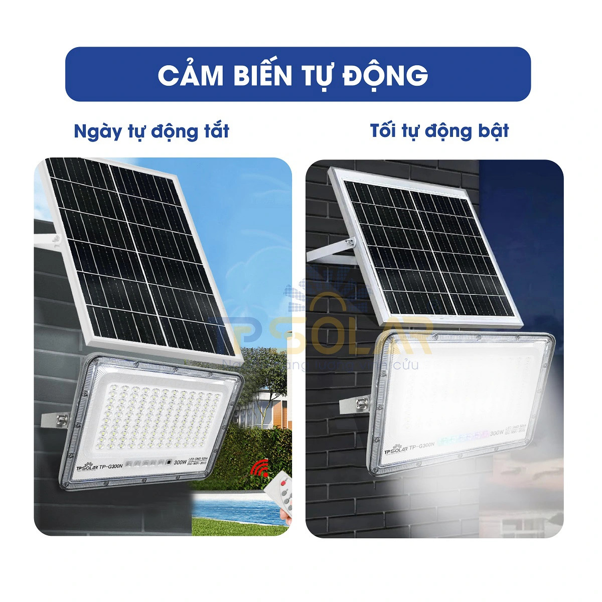 Đèn Pha LED TP SOLAR vỏ nhôm đúc