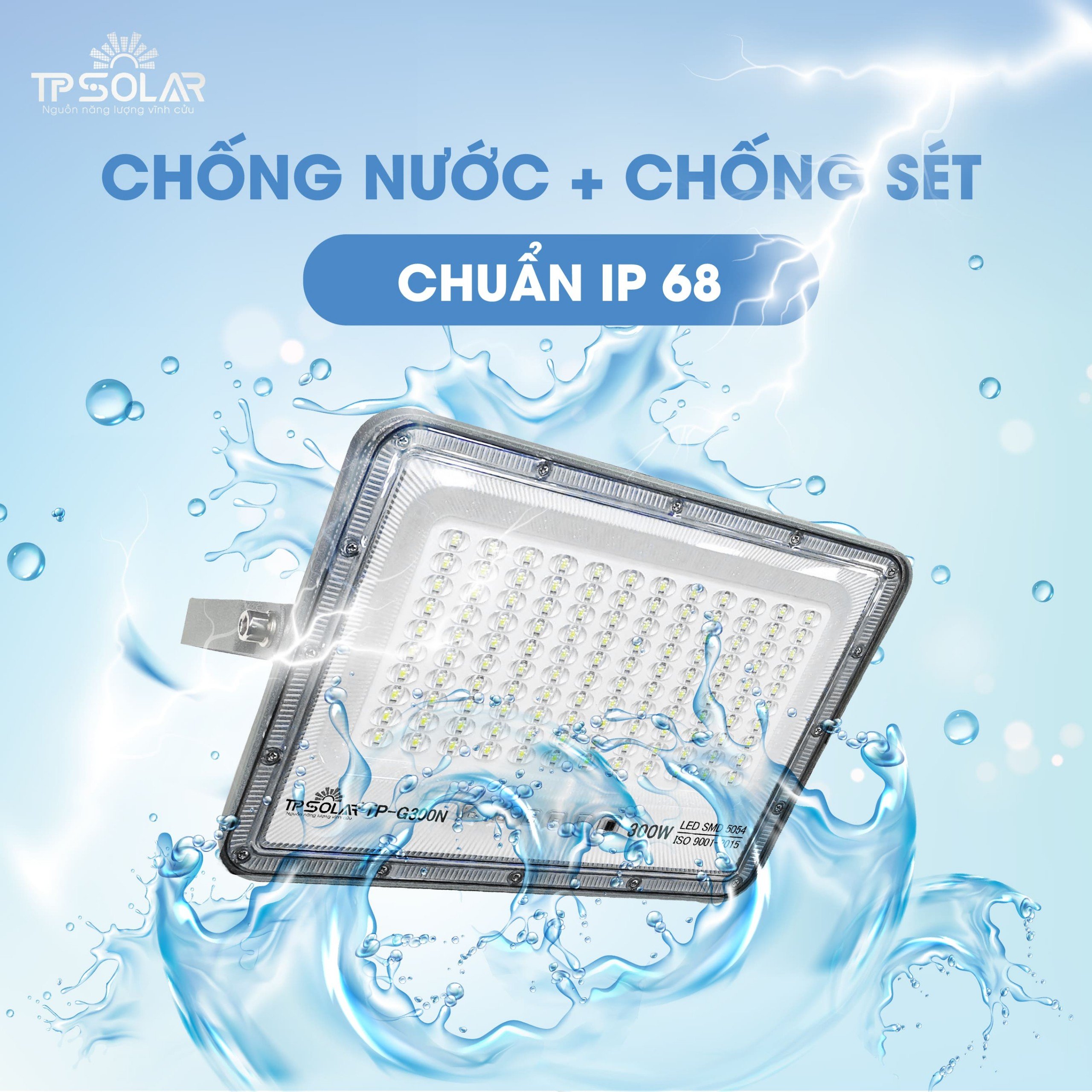 Đèn Pha LED TP SOLAR chống nước IP68