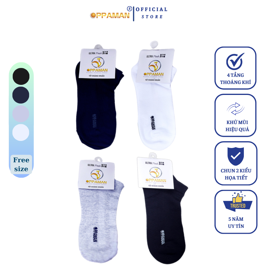 Chi tiết chất liệu tất vớ nam OPPAMAN OVT2