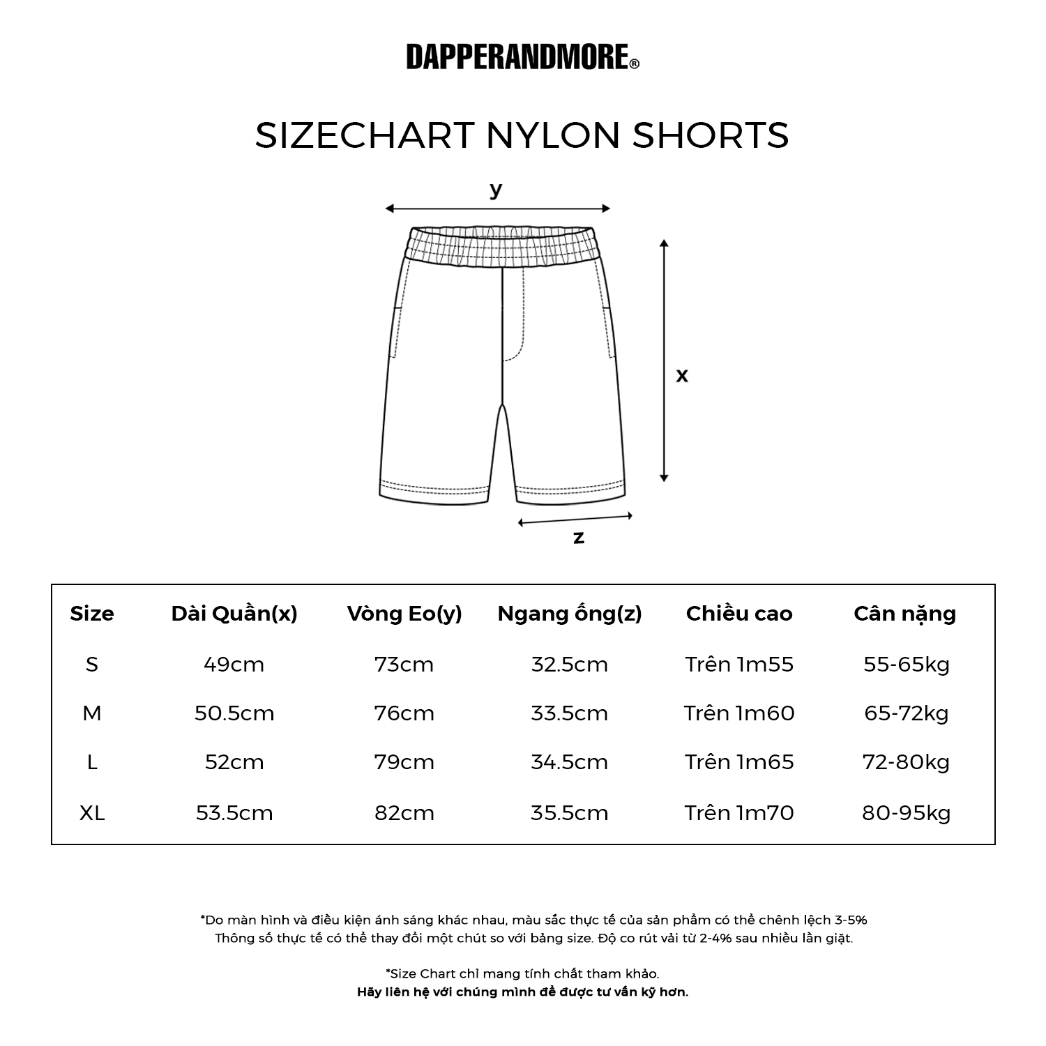 Mô tả Quần Short Dù DAPPERANDMORE Nylon Cargo Tech Olive Phối 2 Túi Hộp Kèm Khoá Kéo - Black - 2