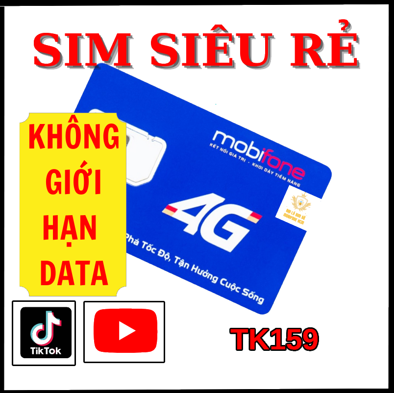 Mô tả Sim Mobifone không giới hạn data You.tube - f.book-  gọi miễn phí. Đầu số 09 sẵn gói 1T, sim chưa kích hoạt. - 1