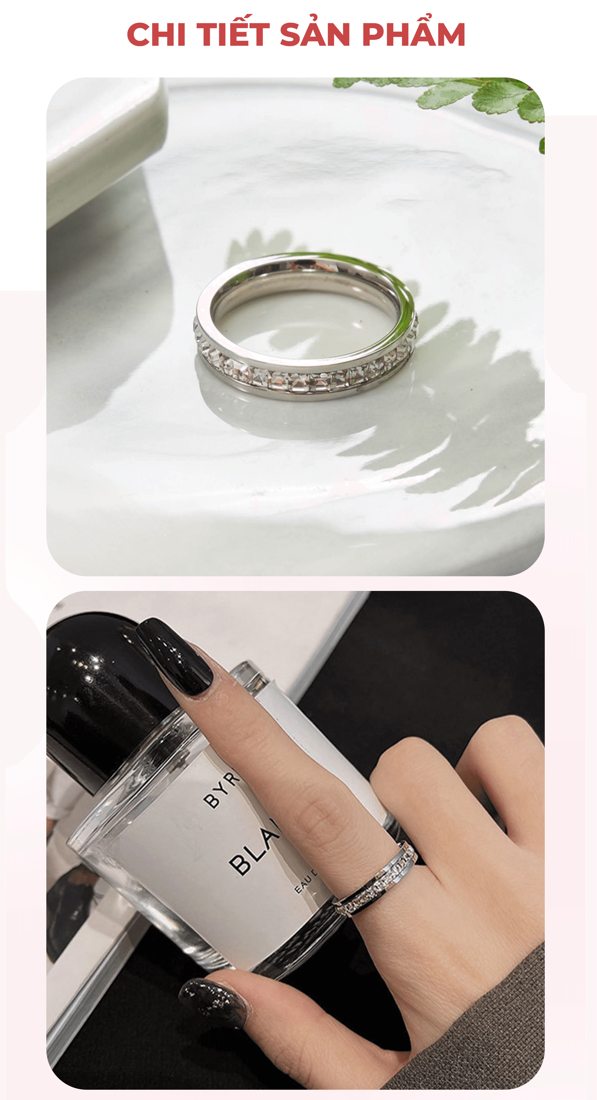 Mô tả Nhẫn nam nữ CDE Eternity Ring Silver CDE8022SV - Nhẫn nam nữ Lamy - 3