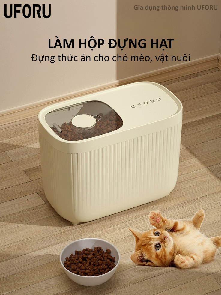Thùng đựng gạo nhà bếp thông minh chống ẩm mốc uforu nhiều kích cỡ 5kg 10kg 15kg - UF309