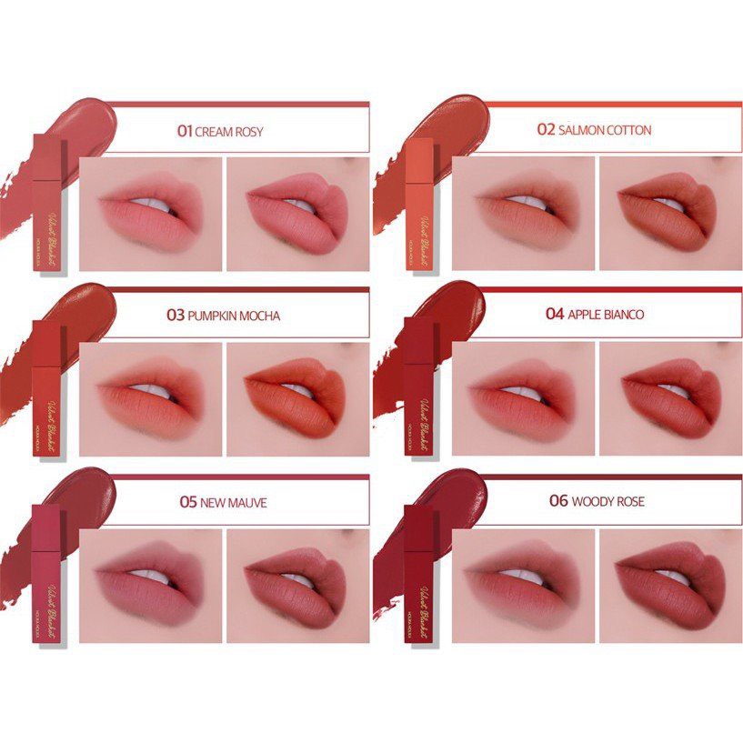 Mô tả Son Kem Lì Mờ Vân Môi HOLIKA HOLIKA Butter Blur Tint 4g Daily Beauty Official - 2