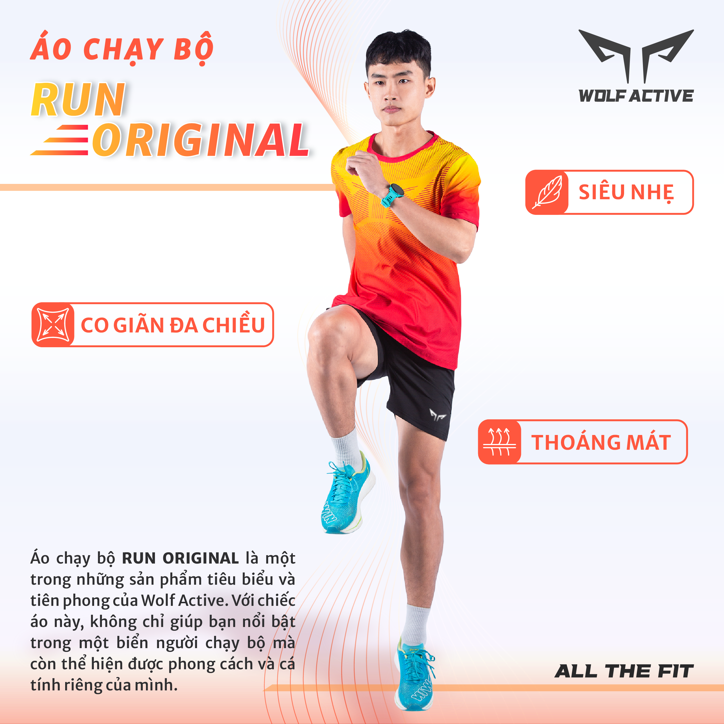 Áo chạy bộ nam Run Original
